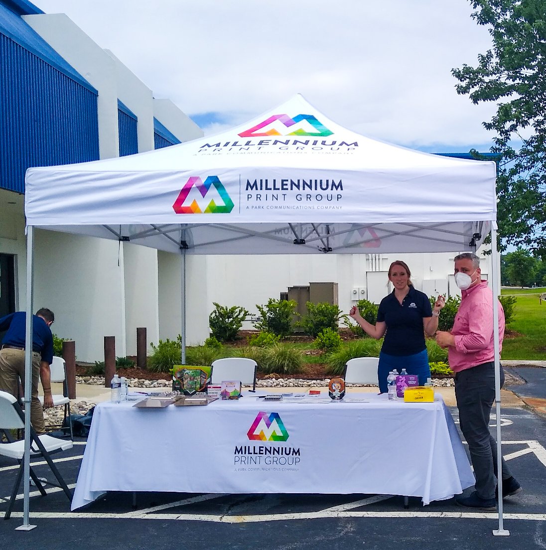Gallery 10x10 Millennium Print Group Event Tent