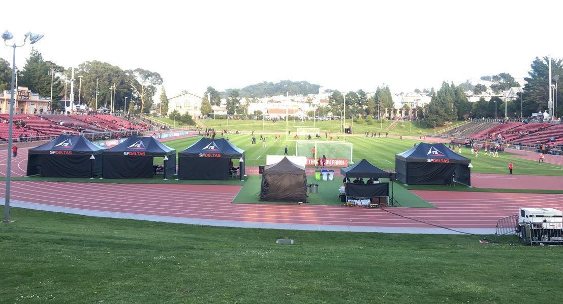 Custom Track & Field Canopy Tents Cross Country Team Tents
